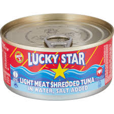 LUCKY STAR TUNA SHREDDED WATER