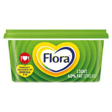 FLORA LITE FAT SPREAD TUB 40%
