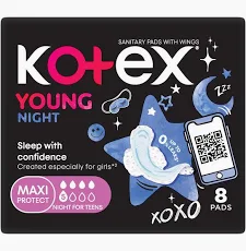 KOTEX MAXI NIGHTS WINGS