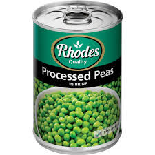 RHODES PROCESSED PEAS (Units)