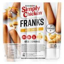 RAINBOW FRANKFURTERS CHEESE
