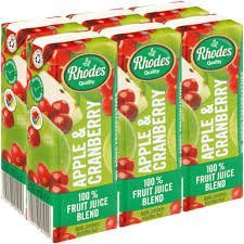 RHODES 100% APPLE&CRANBERRY