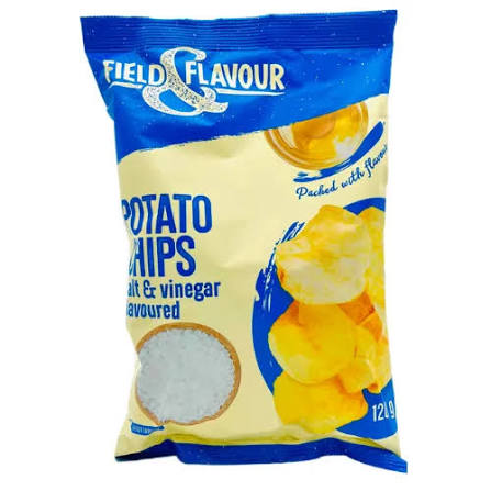 F&F SALT & VINEGAR CHIPS